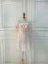 Summer Floral Puff Sleeves Mini Dress